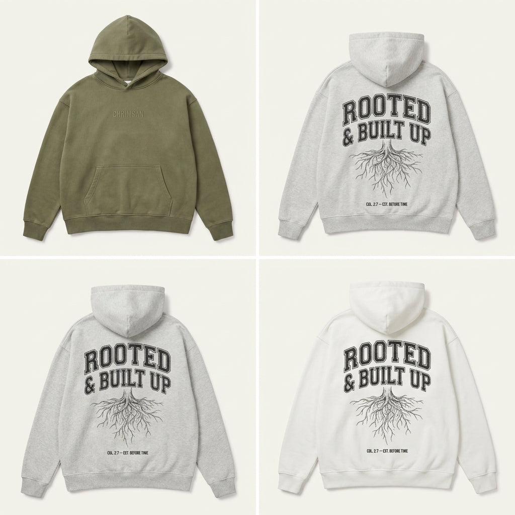 CHRIMSAN 'Rooted' Oversized Hoodie