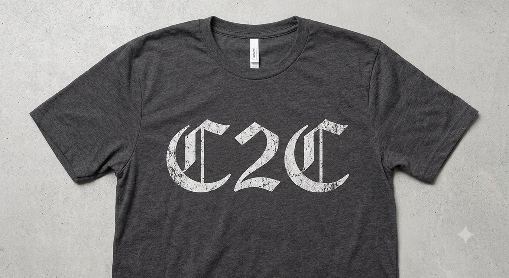 Christian Heavyweight Graphic Tee — Daily Routine | Called to Conquer