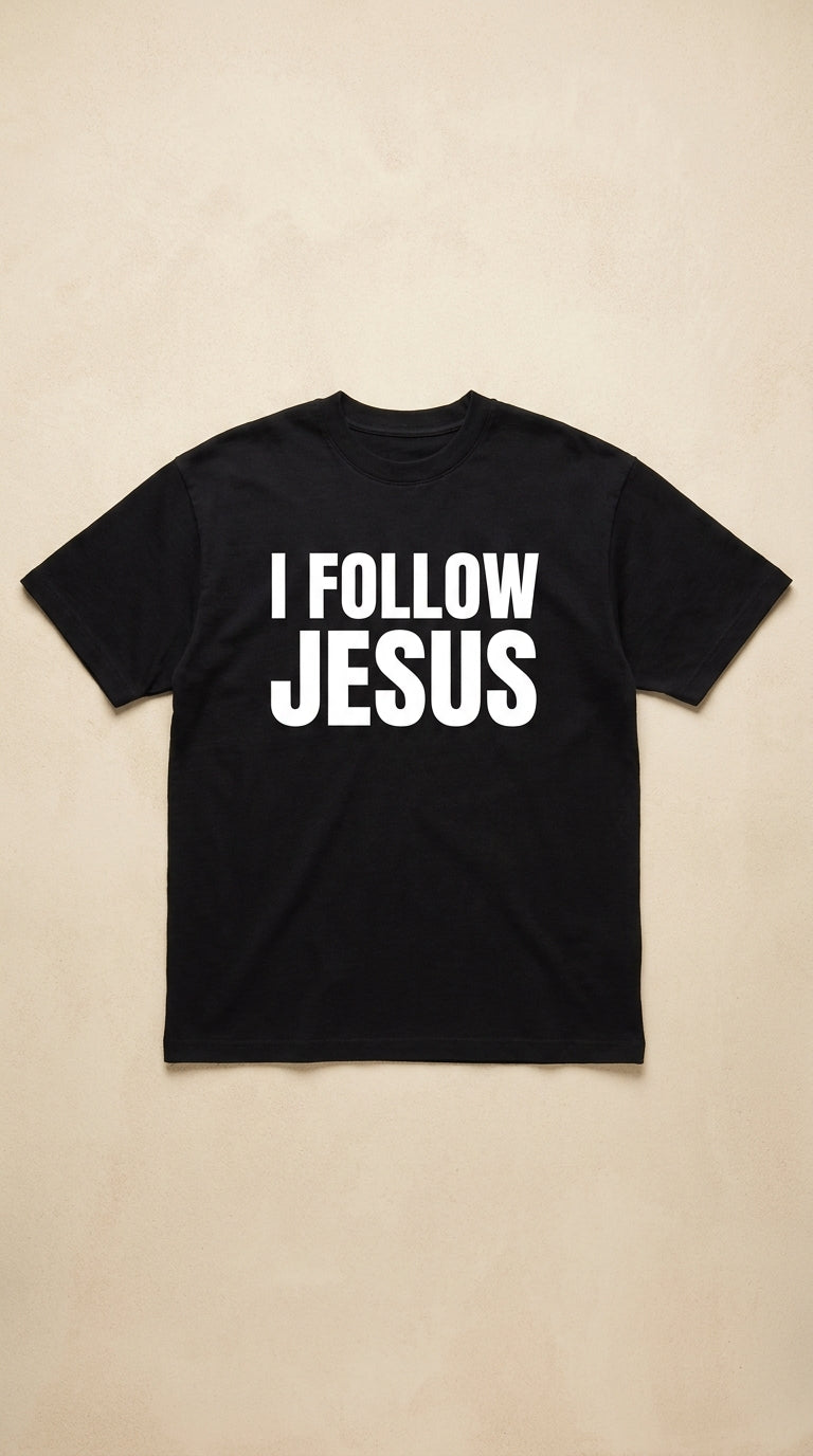 Christian Graphic Tee — I Follow Jesus | Chrimsan