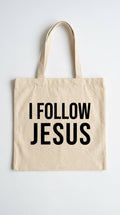 I Follow Jesus Tote Bag